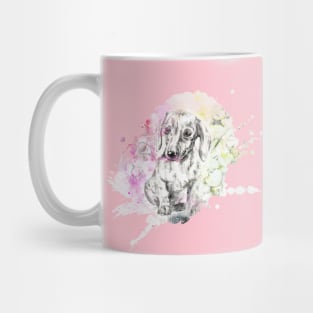 Dachshund Color Splash Mug